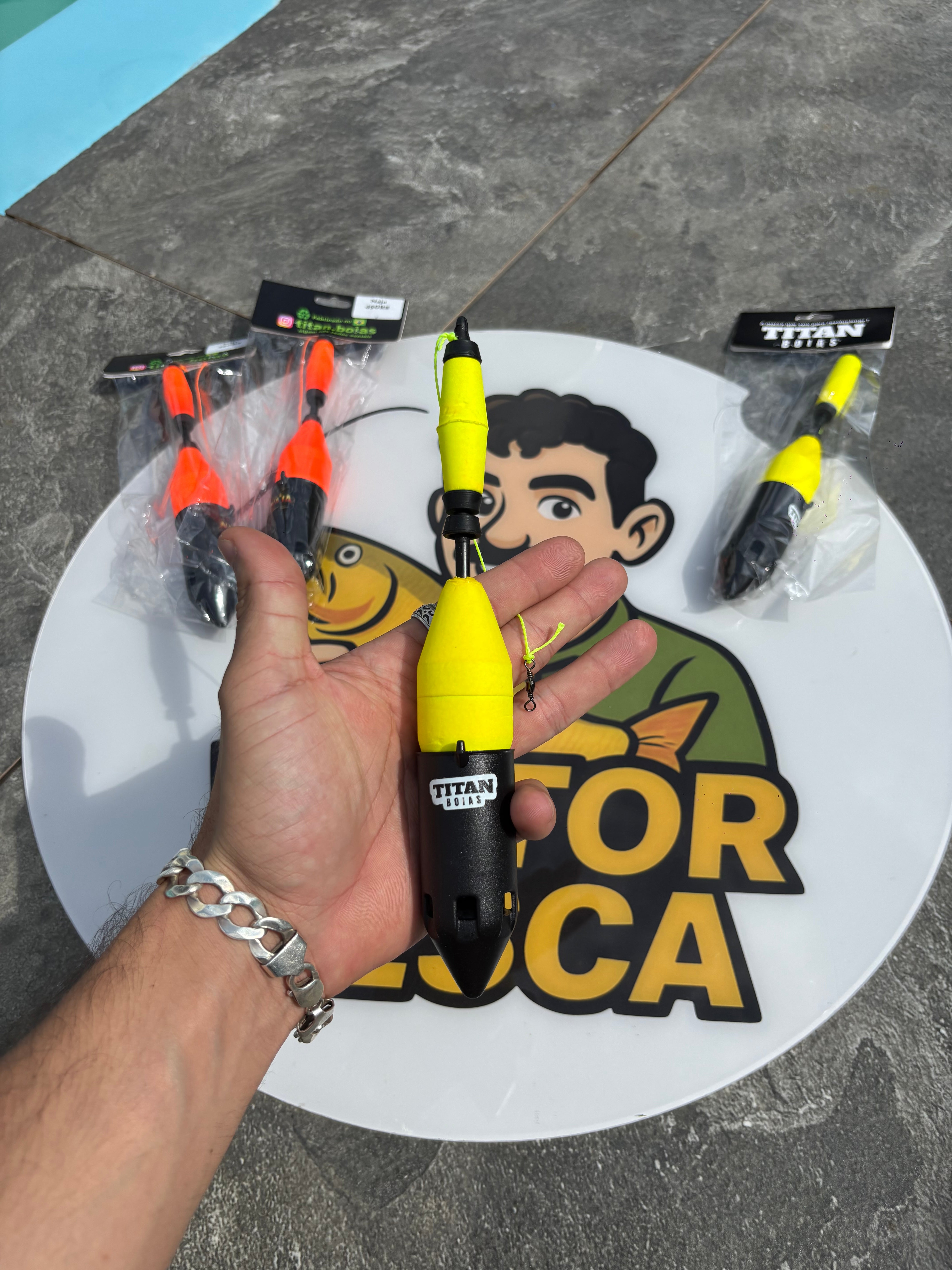 🎣🔥 Boia Titan Torpedo Naja 45g – Arremessos Longos e Máxima Precisão!