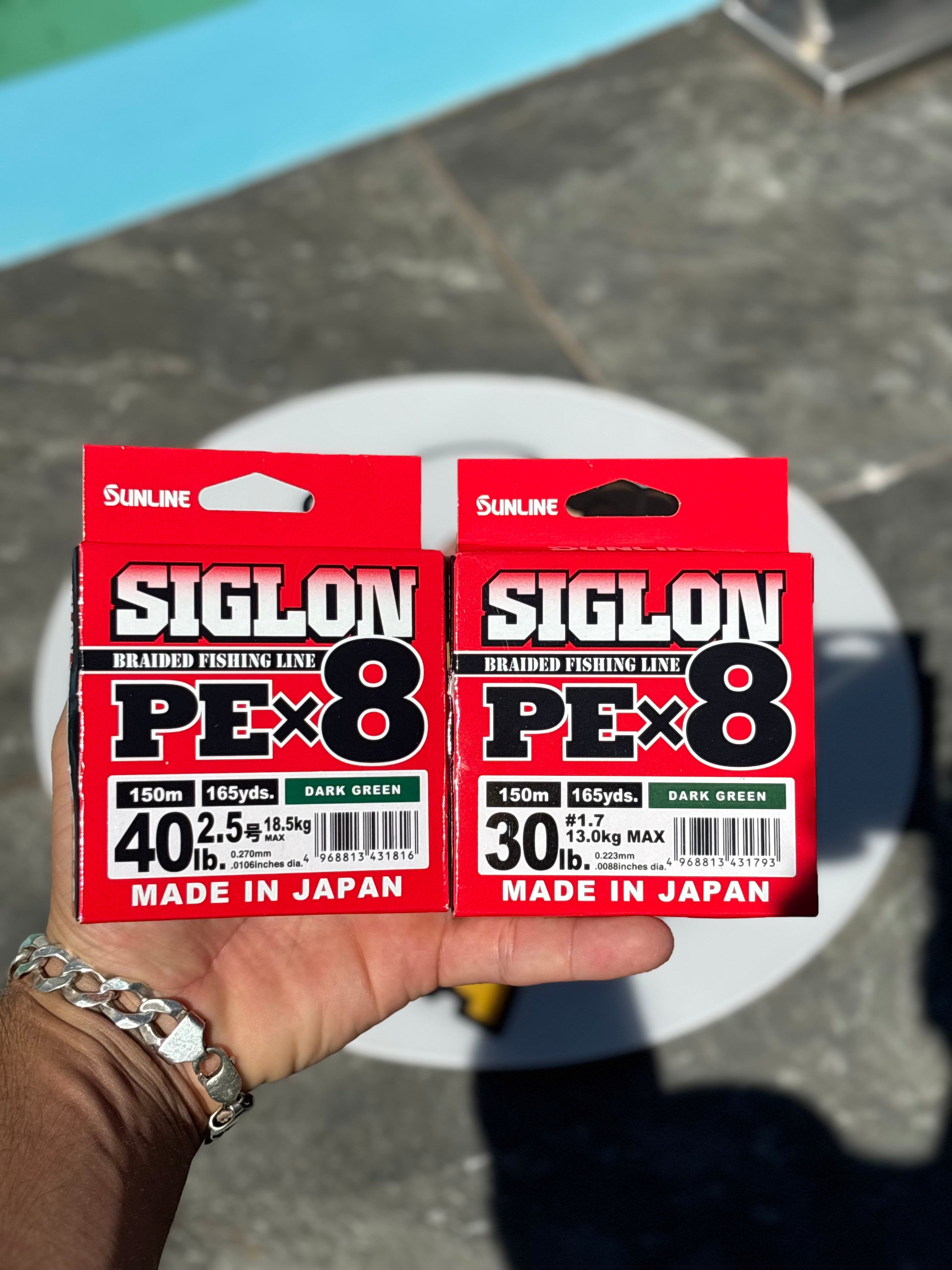 Linha Multifilamento Siglon PE 8X – 150m | Alta Performance Japonesa!
