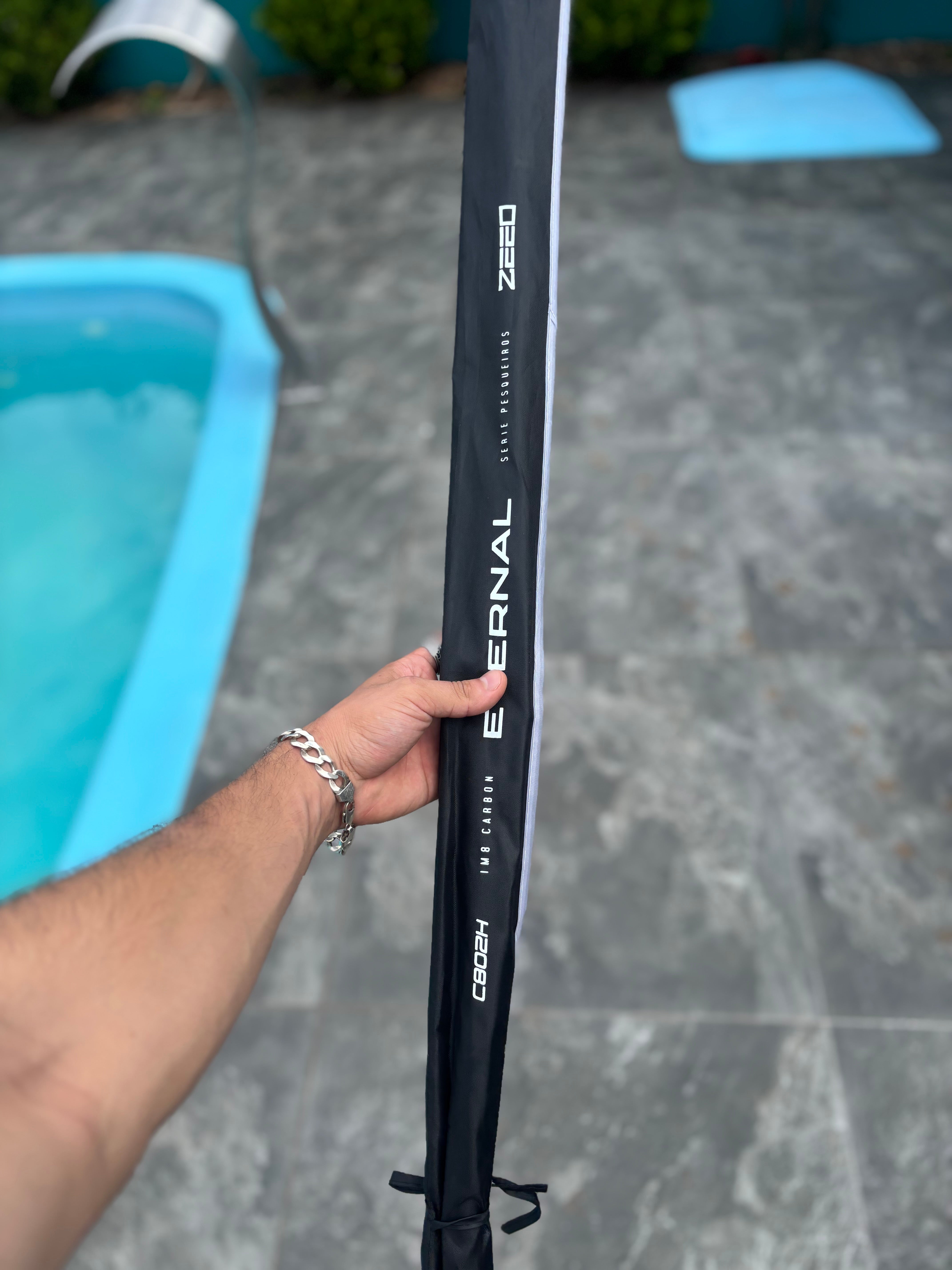 🎣 Vara Zeeo Eternal 2,40m Carretilha 2 Partes para Pescas Brutas – Tamba 20-50lb Ação Rápida