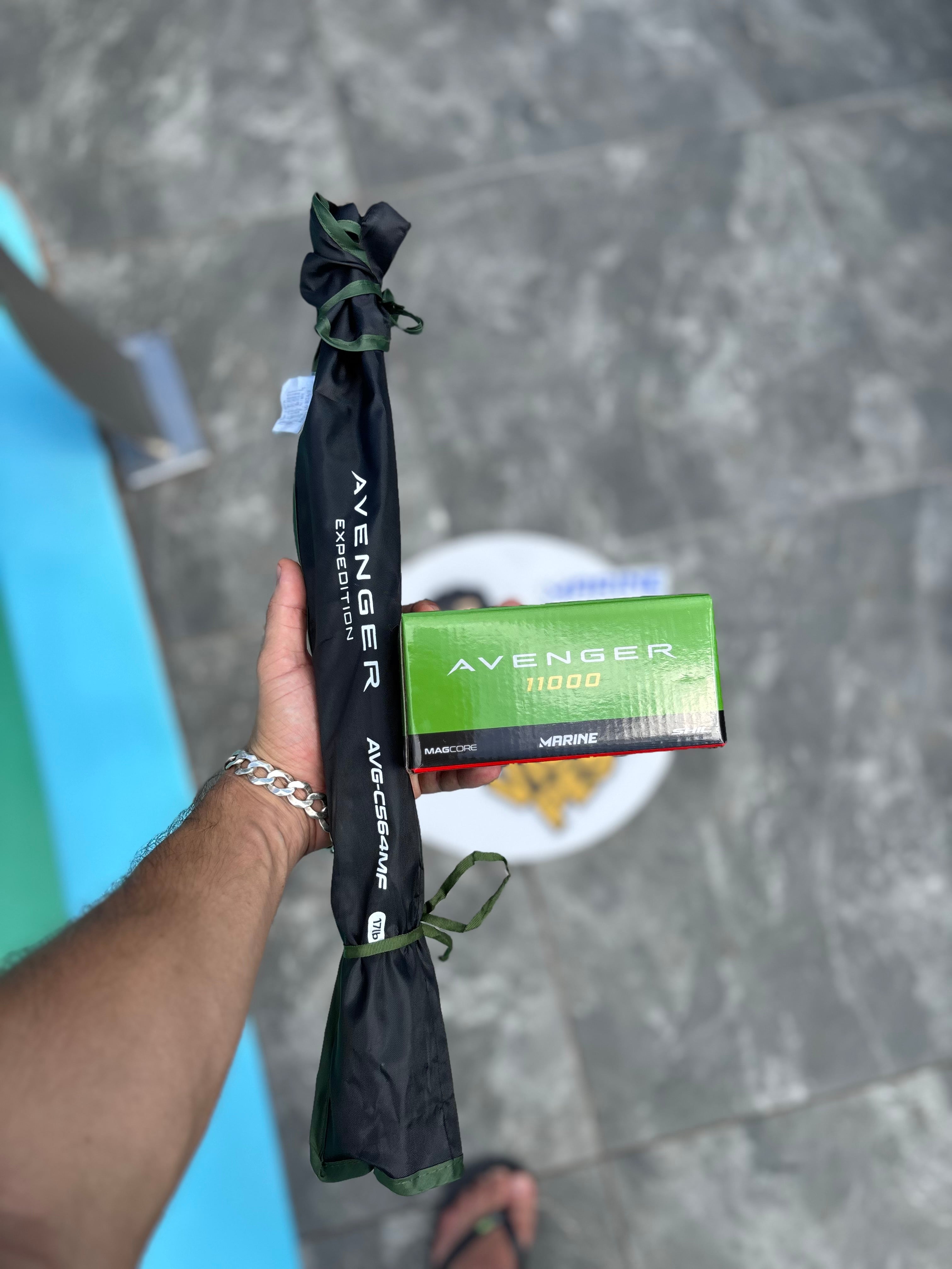 Kit Vara Avenger Expedition + Carretilha Avenger 11000 – Leve, Potente e Versátil!