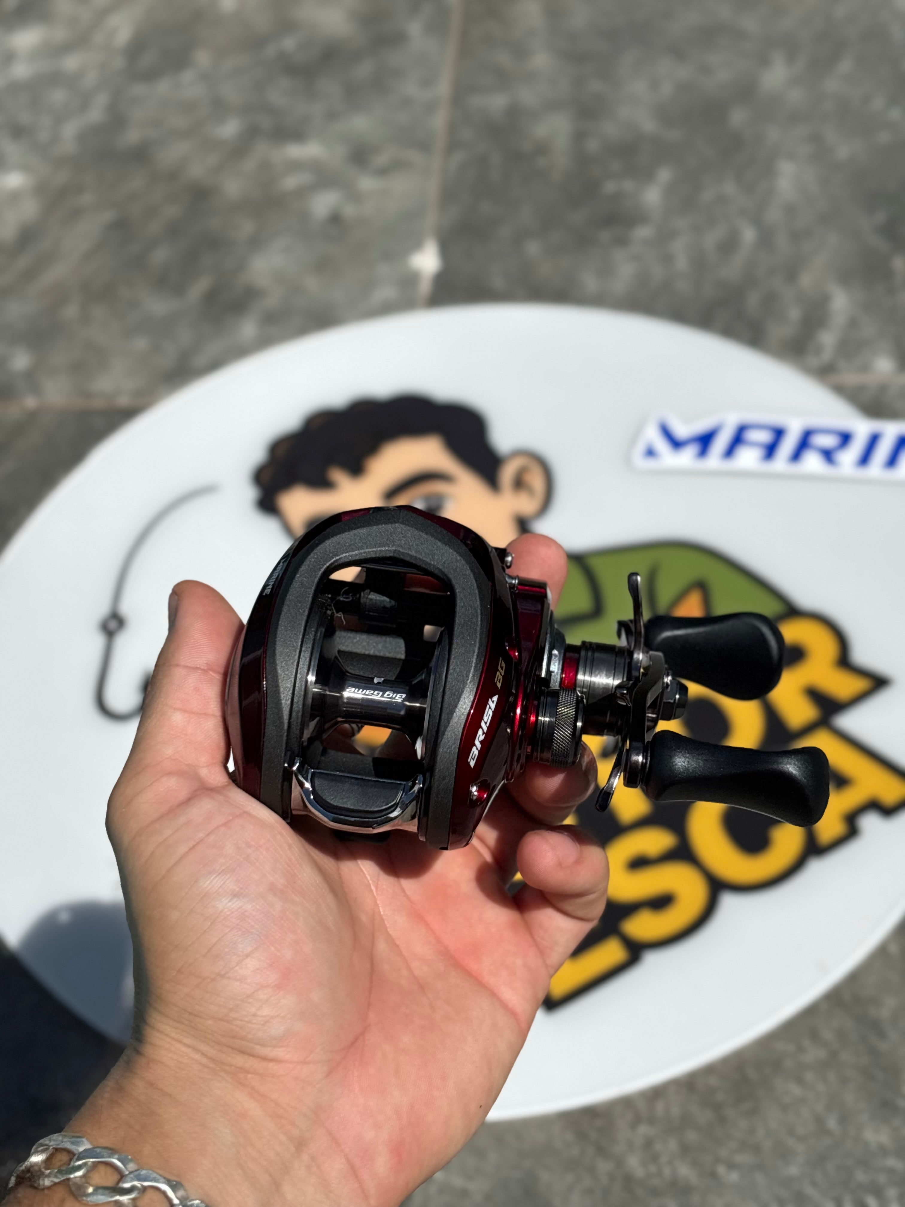 Carretilha Marine Sports Brisa Big Game BG DBS – Força e Capacidade para Grandes Peixes!