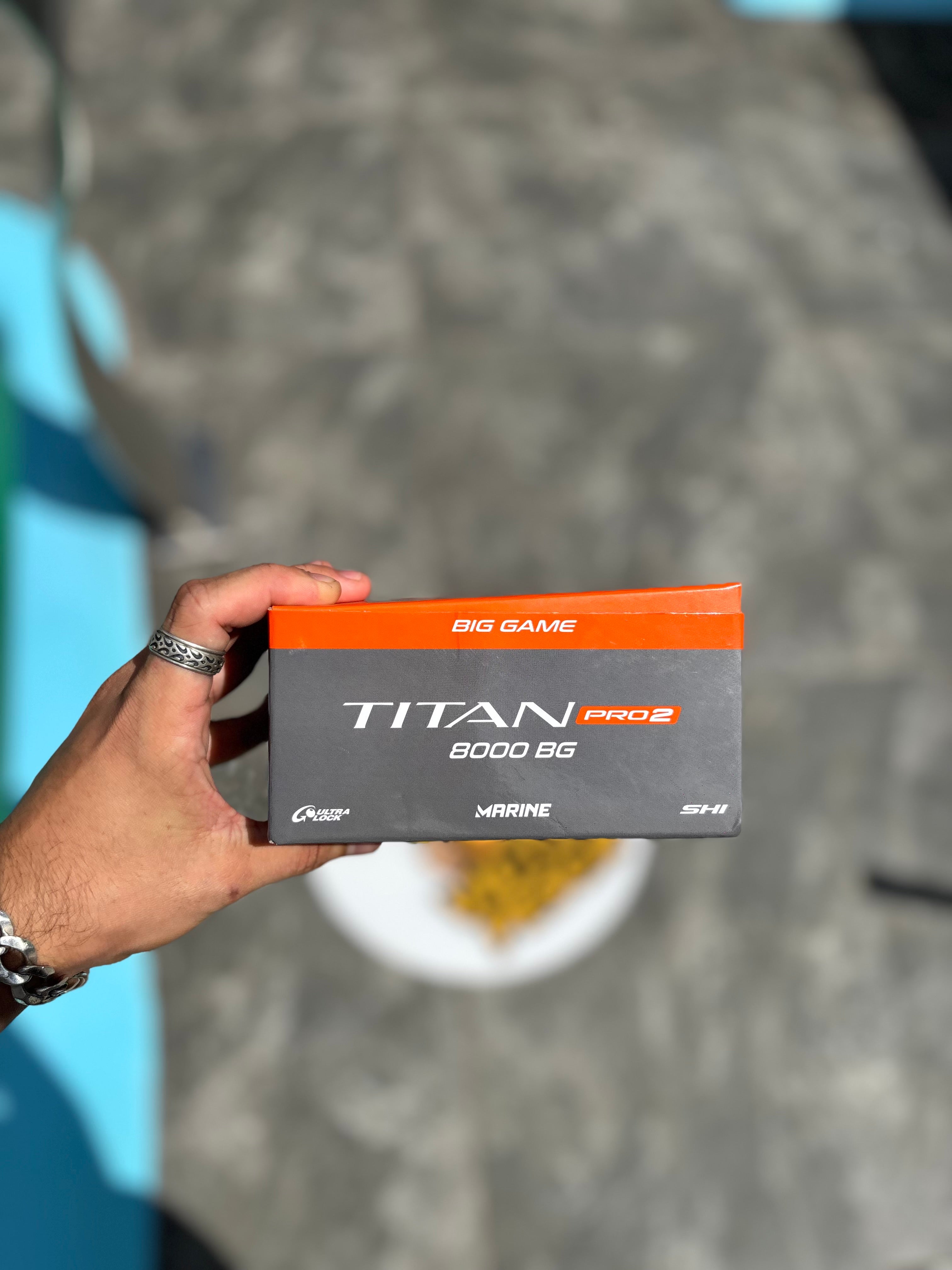 Carretilha Marine Sports Titan Pro 2 BG 8000 – Potência Máxima para Grandes Peixes!