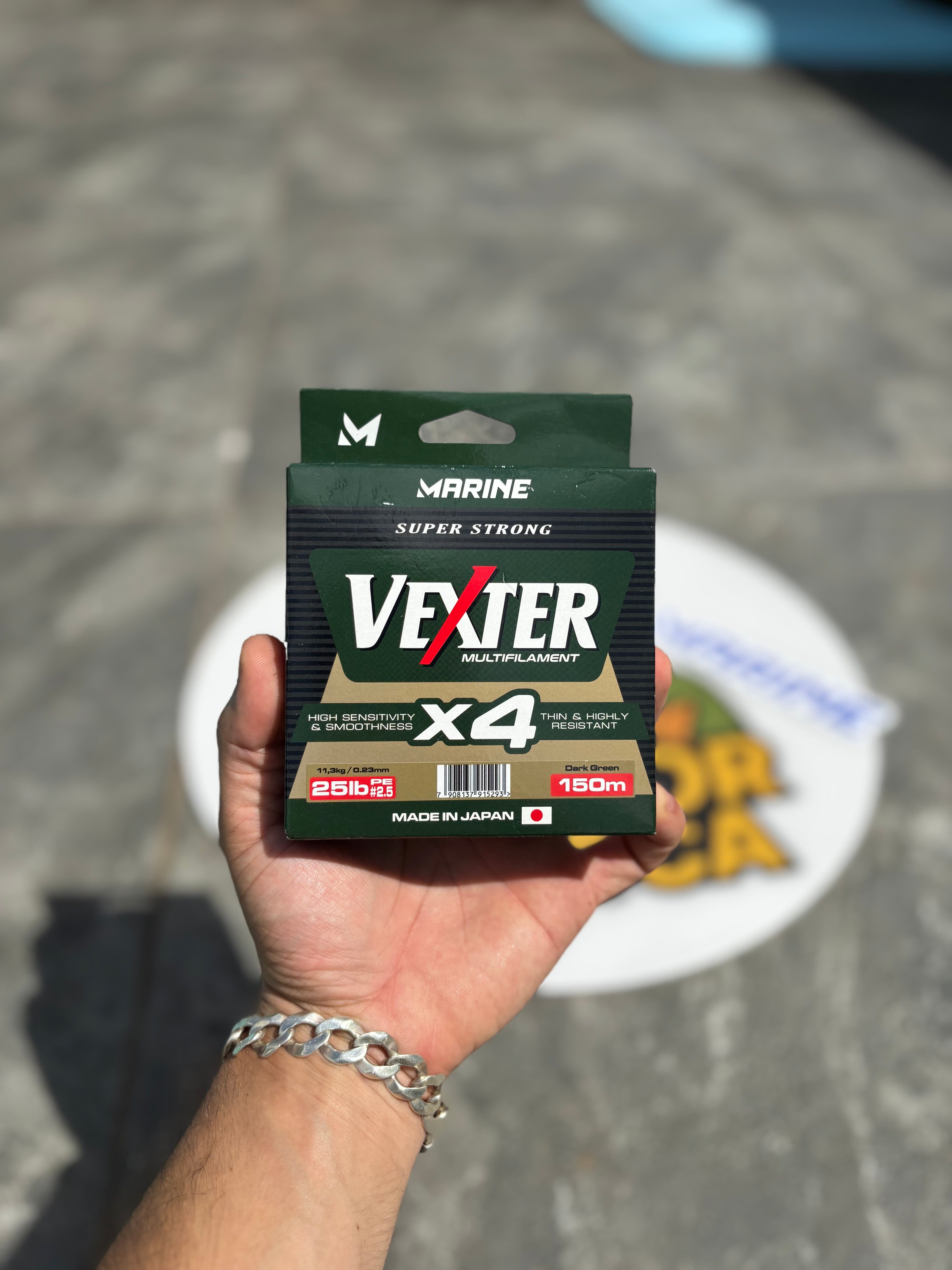 Linha Multifilamento Marine Sports Vexter X4 – Resistência e Sensibilidade Máxima!
