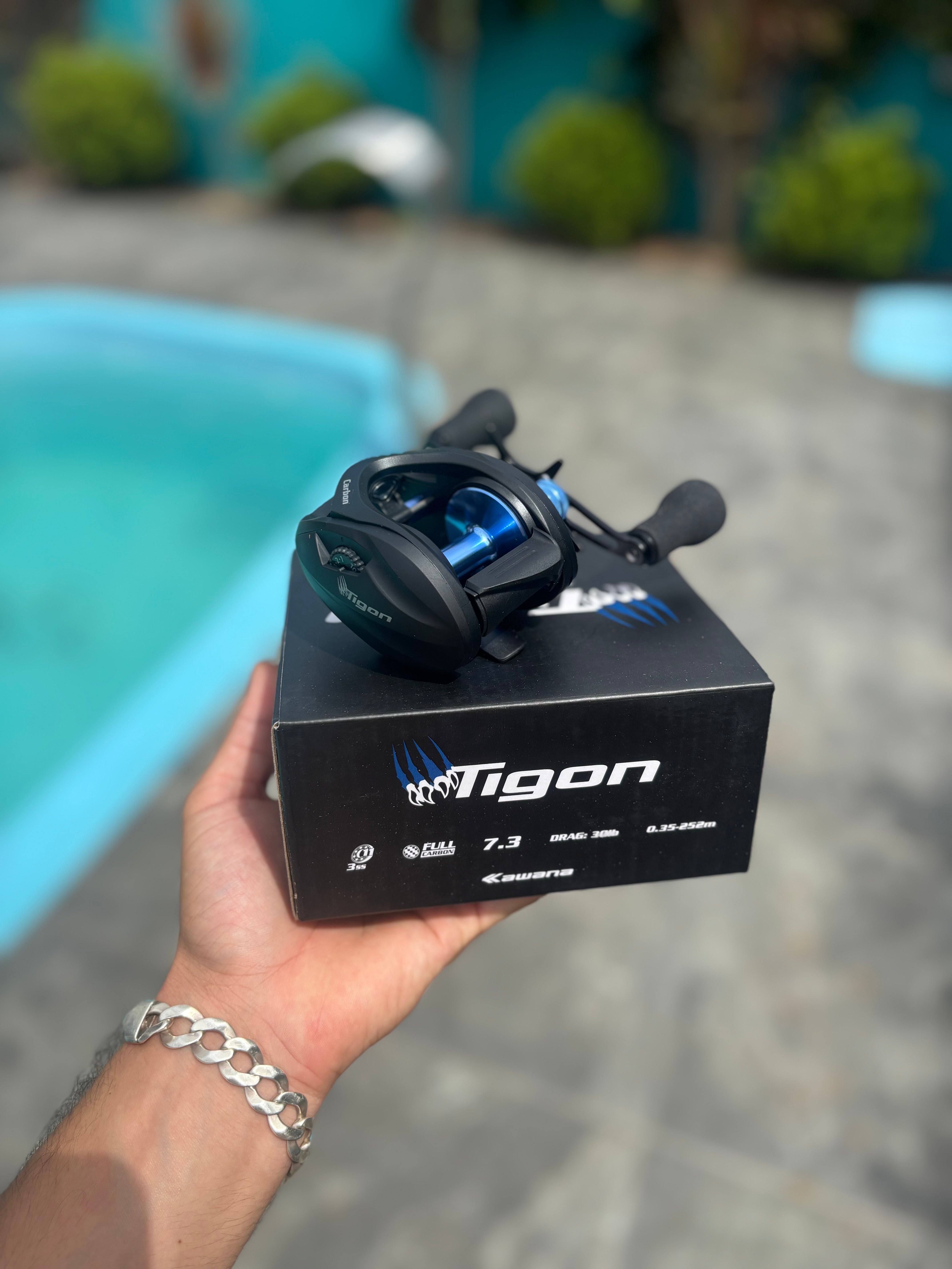 Carretilha Tigon BG 300, 13kg de Drag