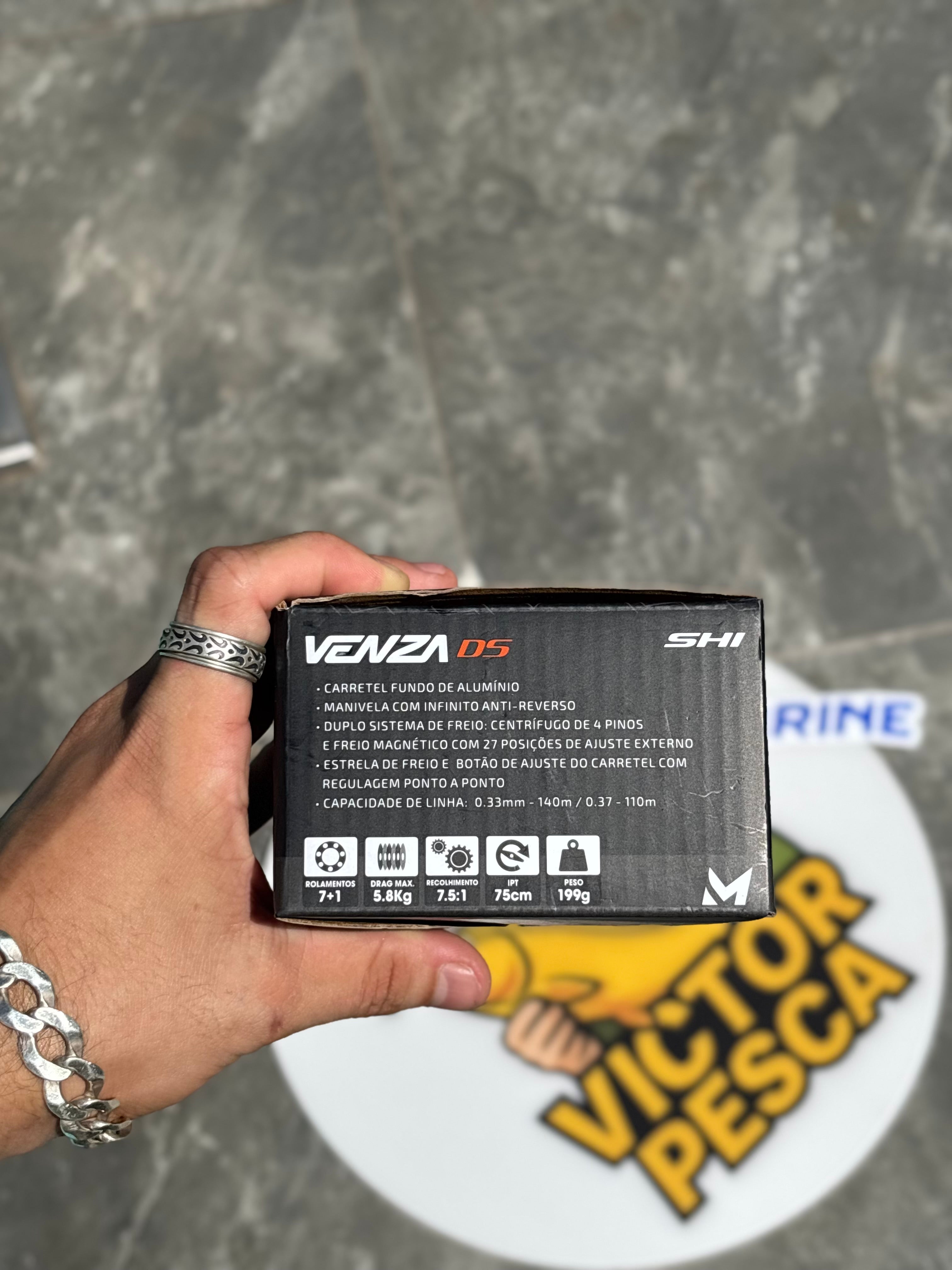 Kit Vara Marine Venza Fusion + Carretilha Venza DS – Potência, Sensibilidade e Tecnologia!