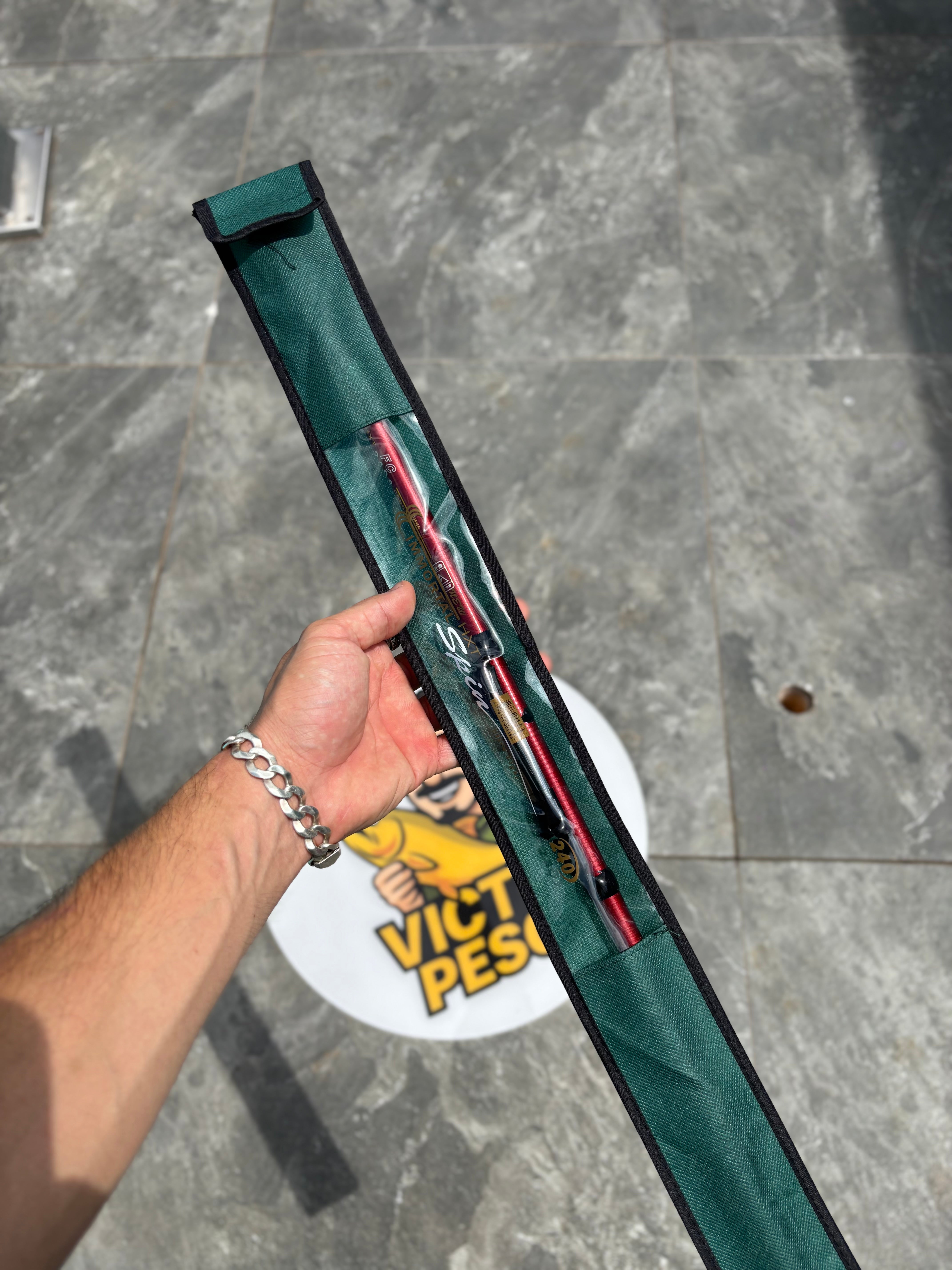 🎣 Kit Vara 2,40m + Molinete Joker 800 Lite – Ultra Light Completo