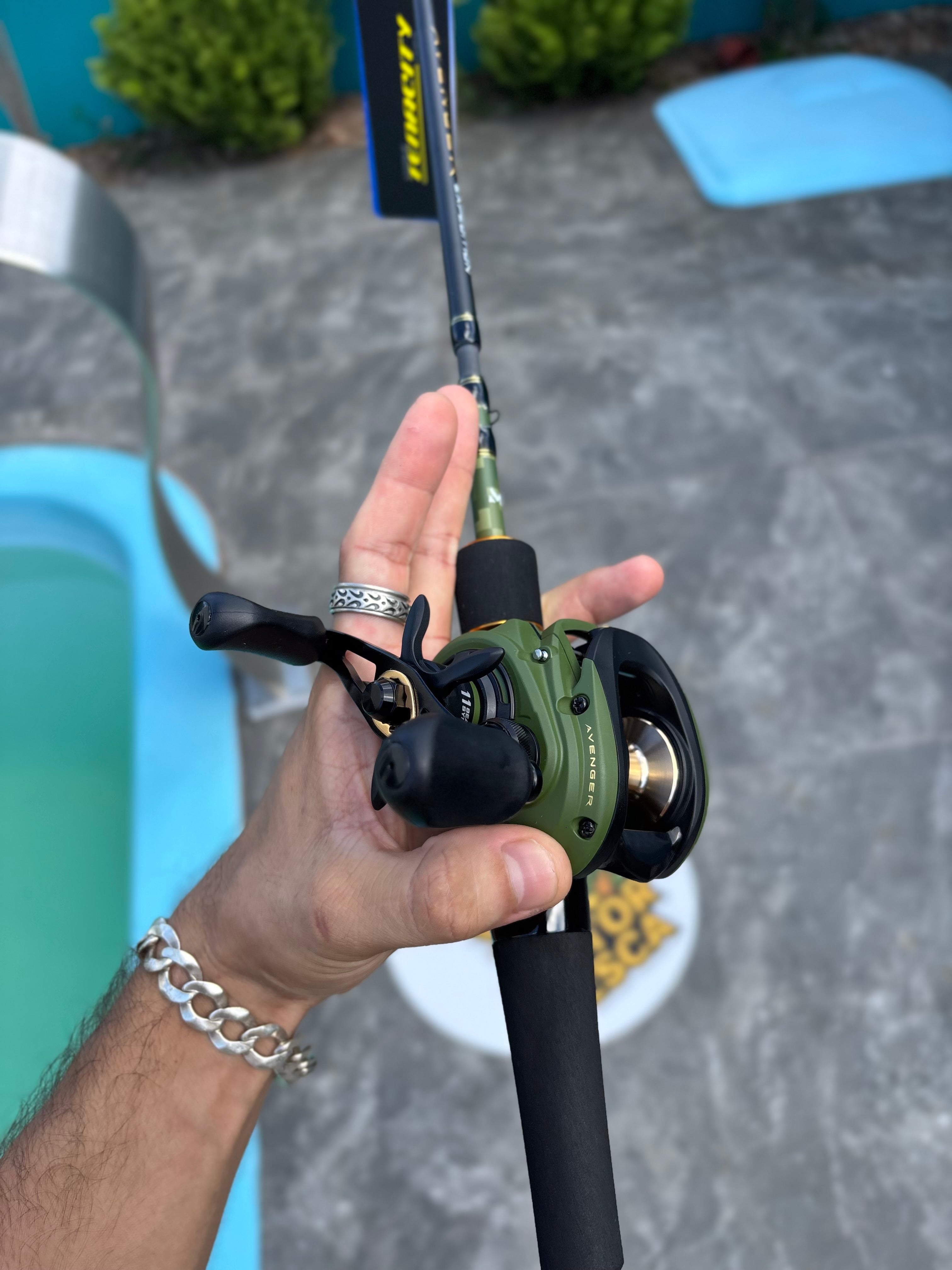 Kit Vara Avenger Expedition + Carretilha Avenger 11000 – Leve, Potente e Versátil!