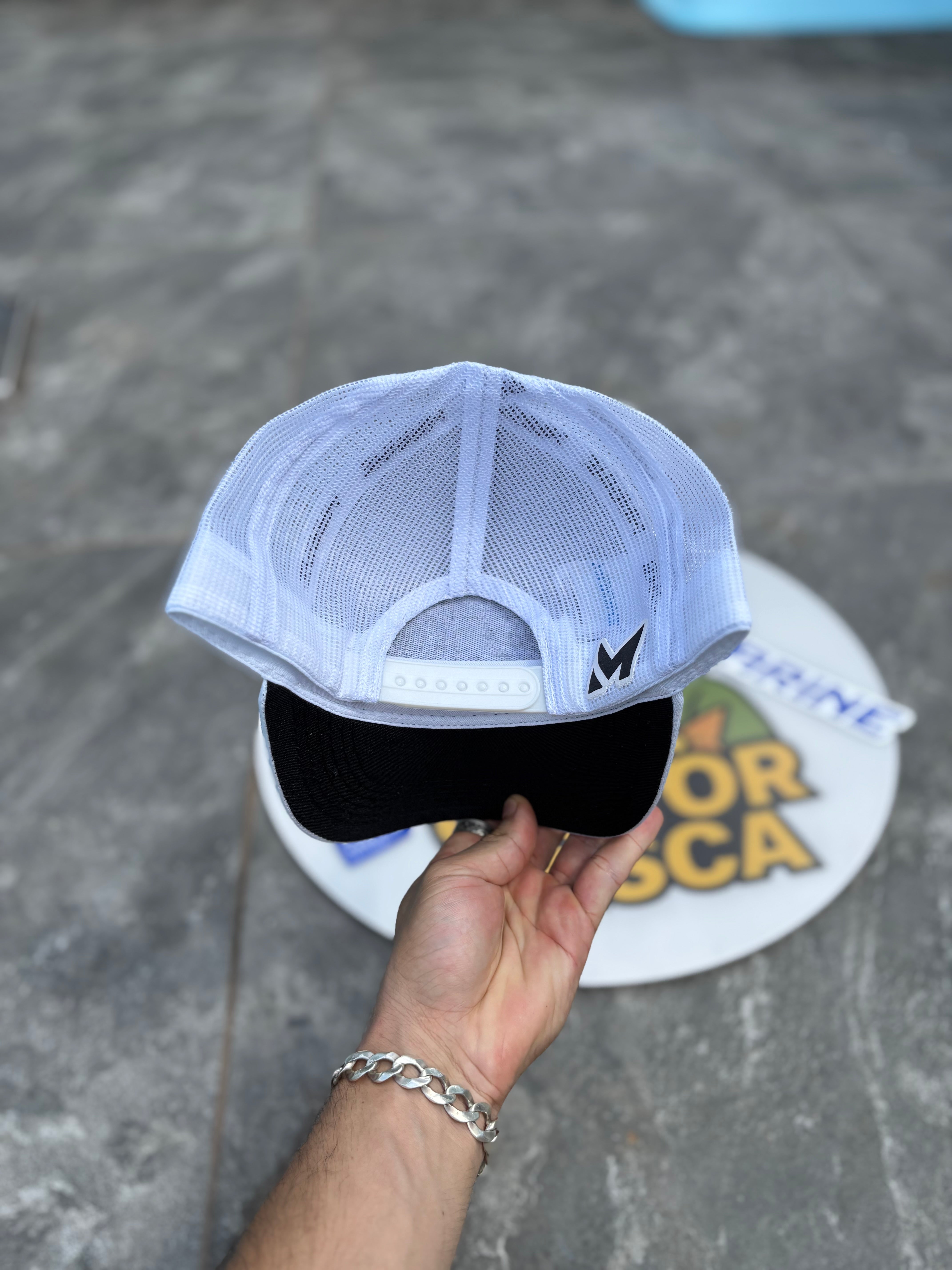 Boné Marine Sports Americano Pescador Preto – Estilo e Conforto na Pescaria!