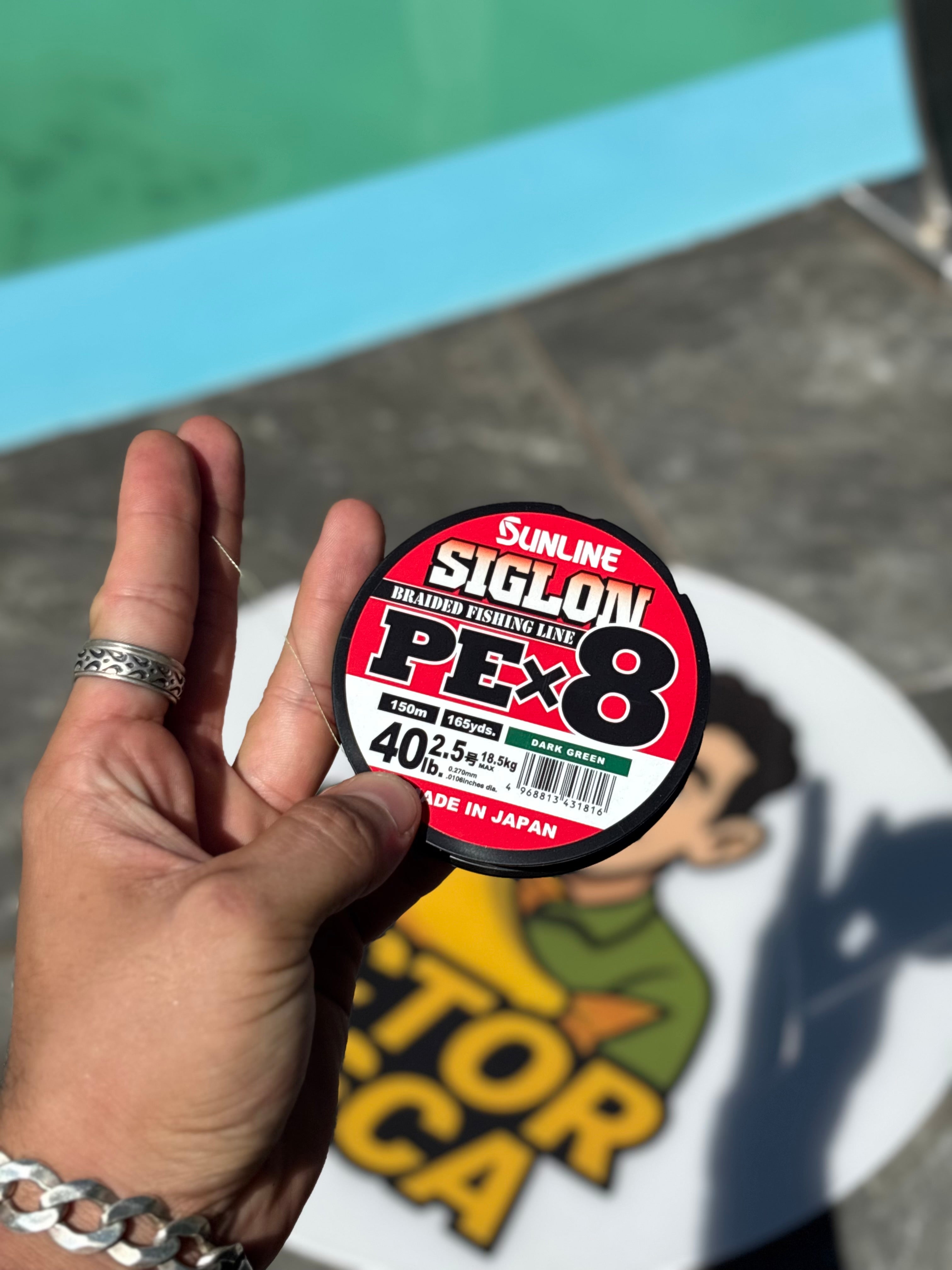Linha Multifilamento Siglon PE 8X – 150m | Alta Performance Japonesa!