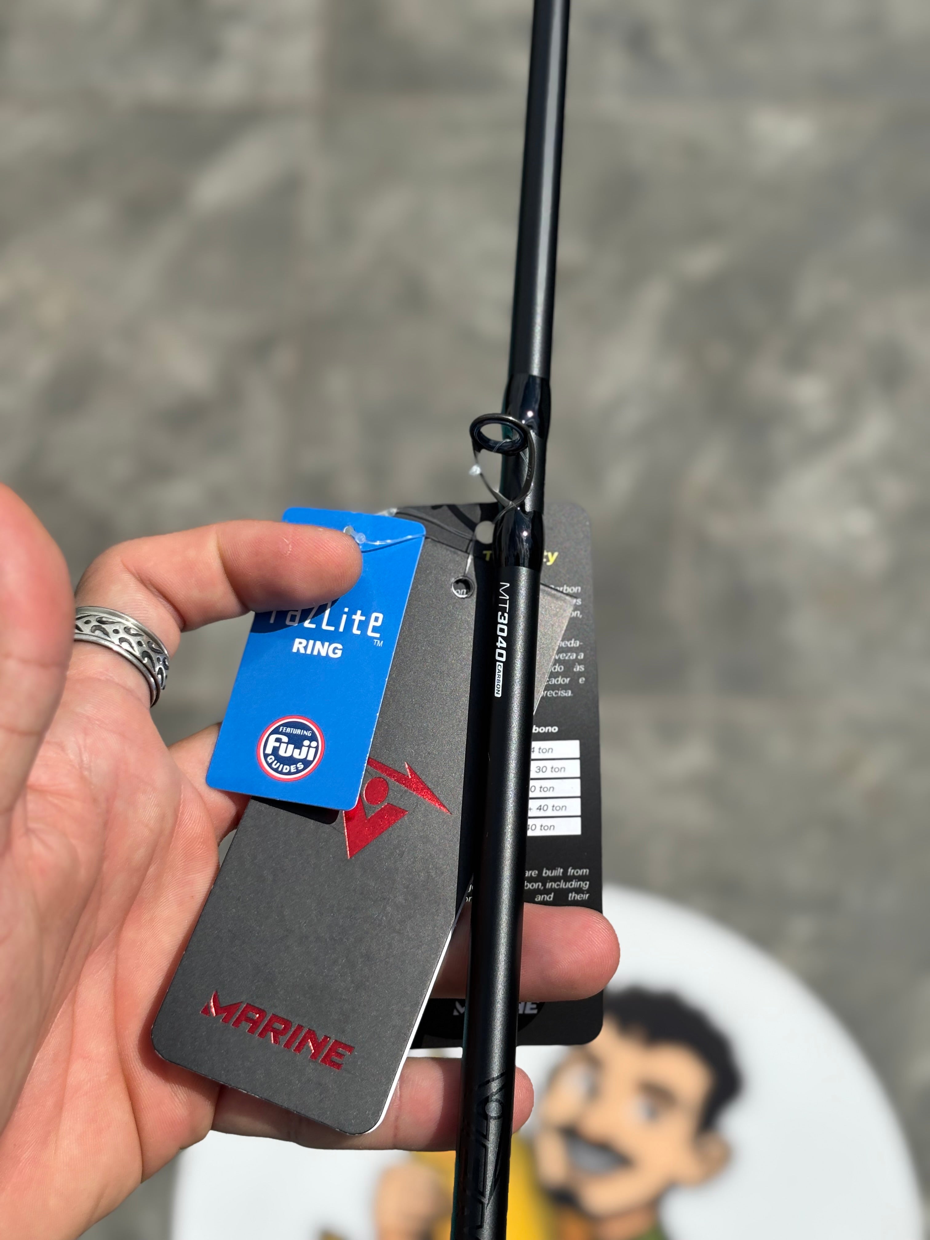 Vara de Pesca Marine Venator VNT-C631MHF 1,90m 20-25lb – Inteiriça p/ Carretilha