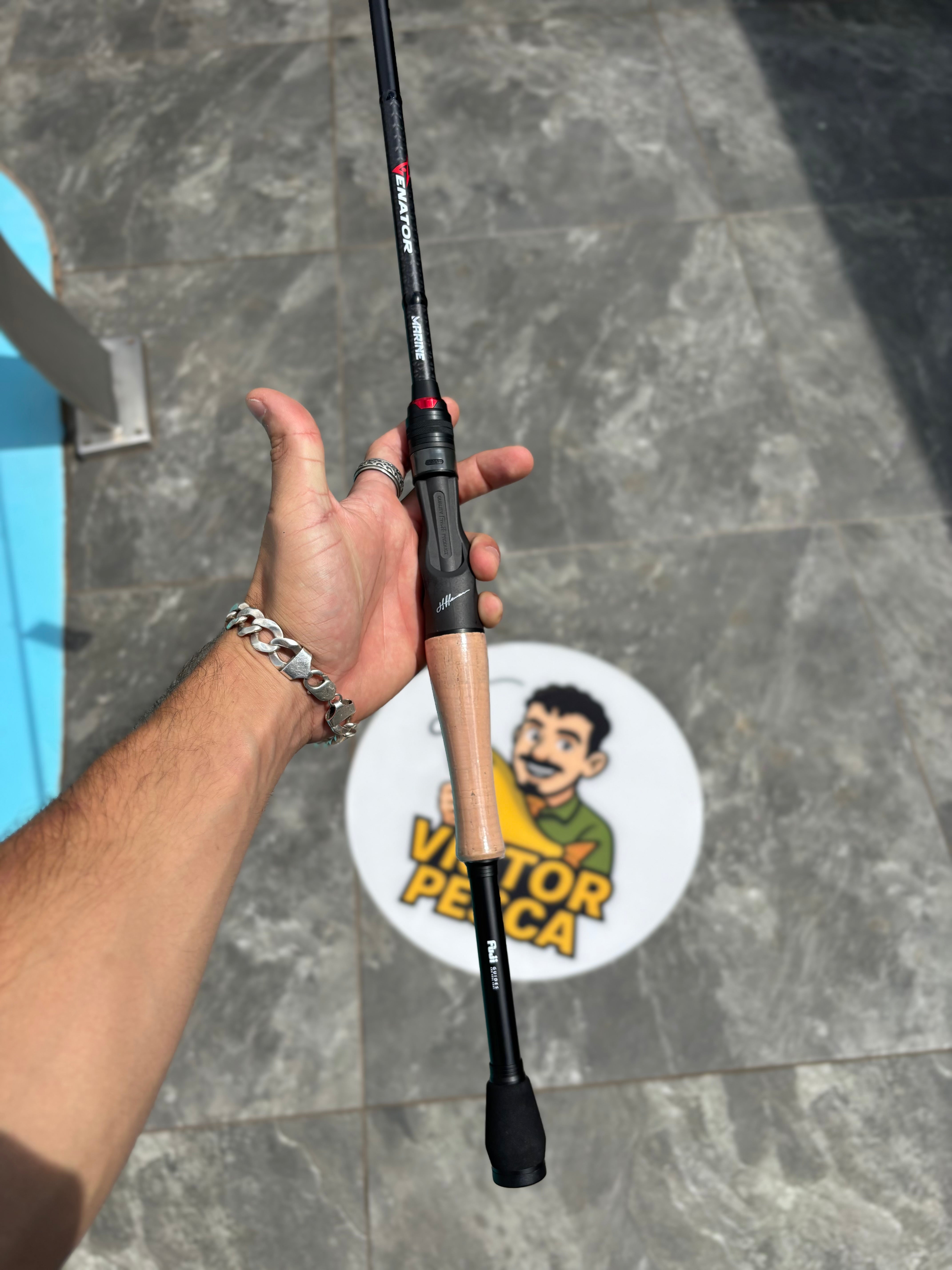 Vara de Pesca Marine Venator VNT-C631MHF 1,90m 20-25lb – Inteiriça p/ Carretilha