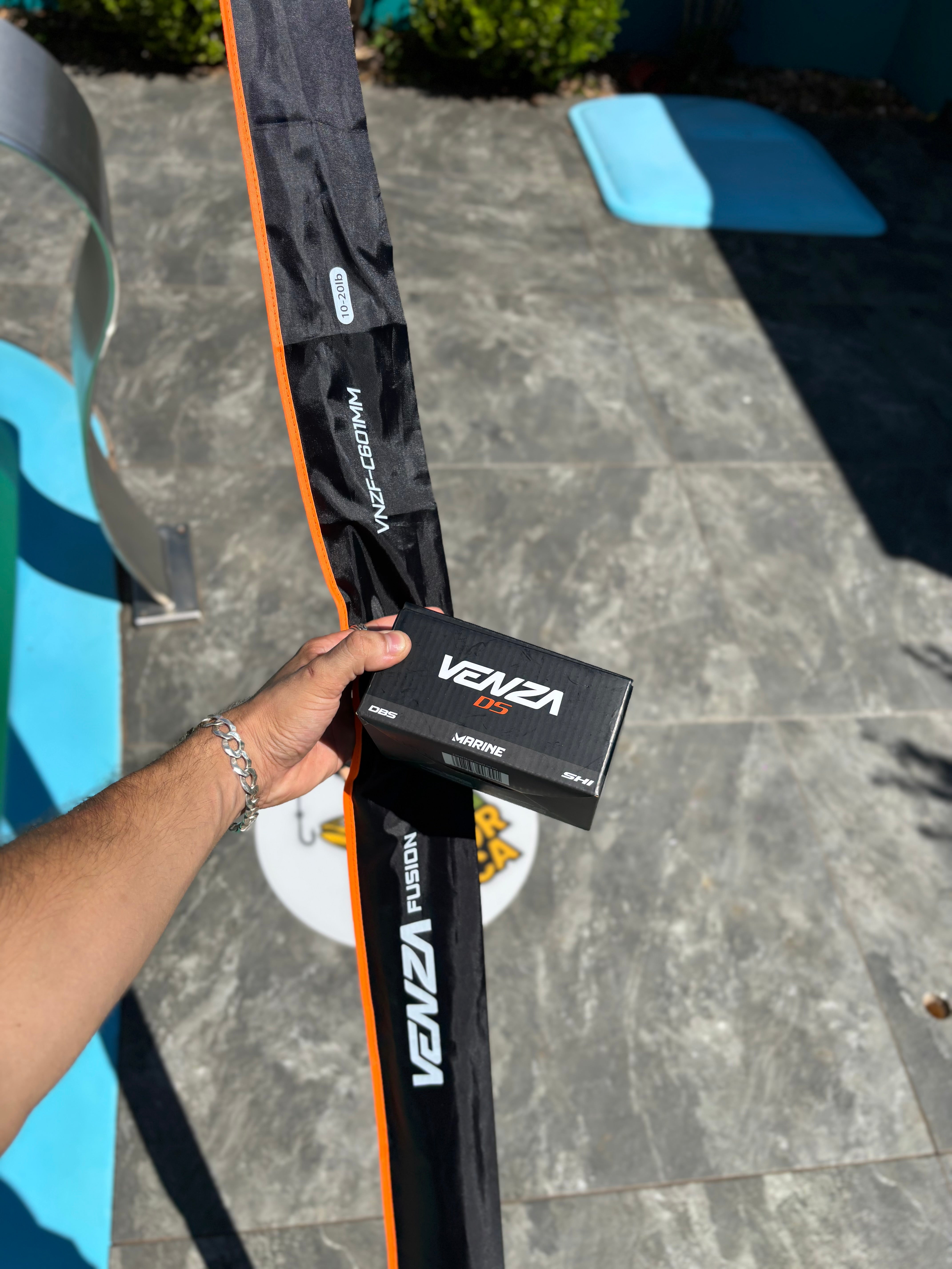 Kit Vara Marine Venza Fusion + Carretilha Venza DS – Potência, Sensibilidade e Tecnologia!