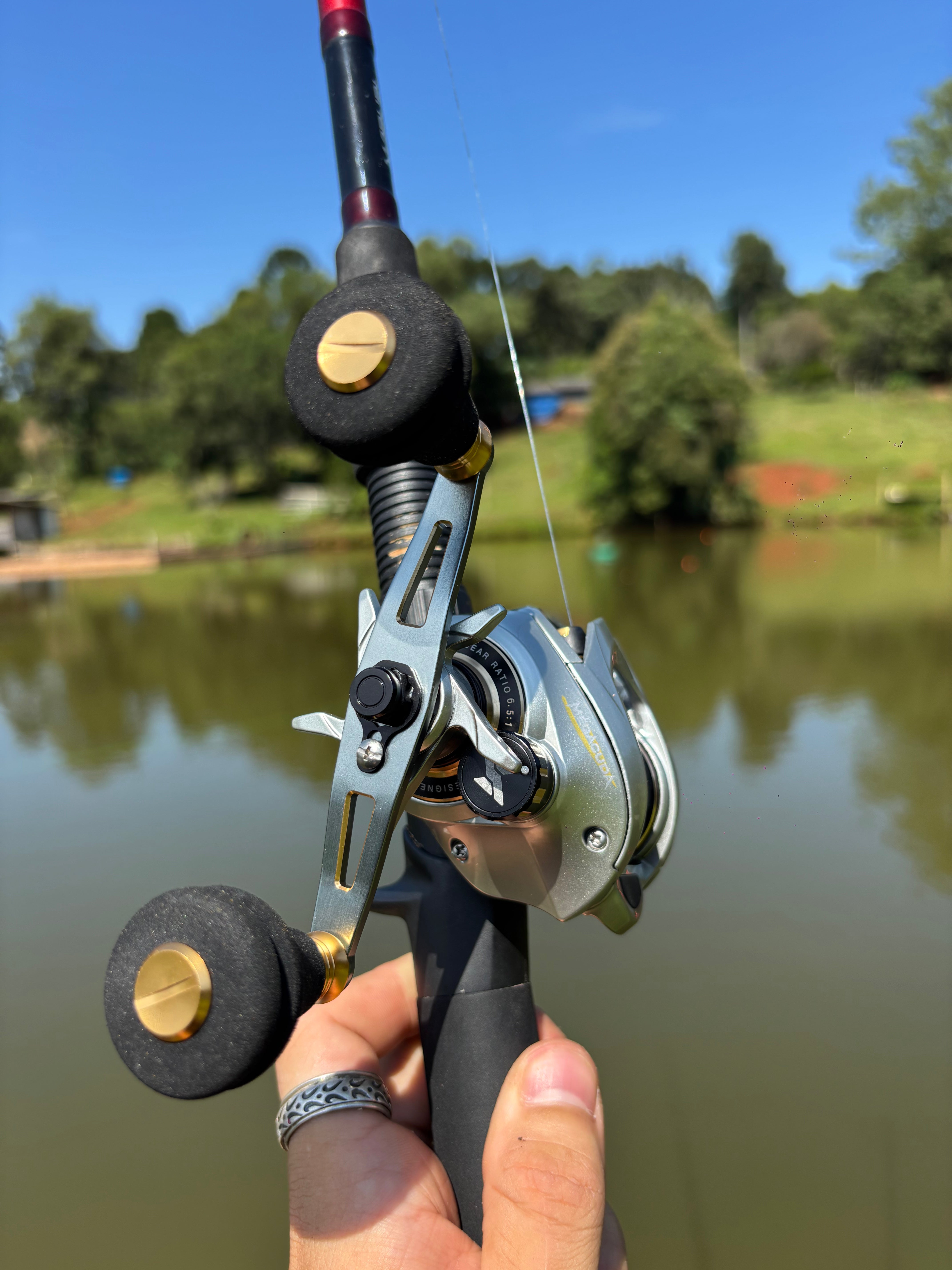 Carretilha Seasir Megacuda 15kg Drag – Spool Fundo 6.5:1 para Pesca Pesada